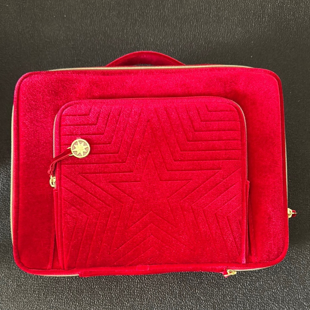 Estee Lauder Red Cosmetic Bag